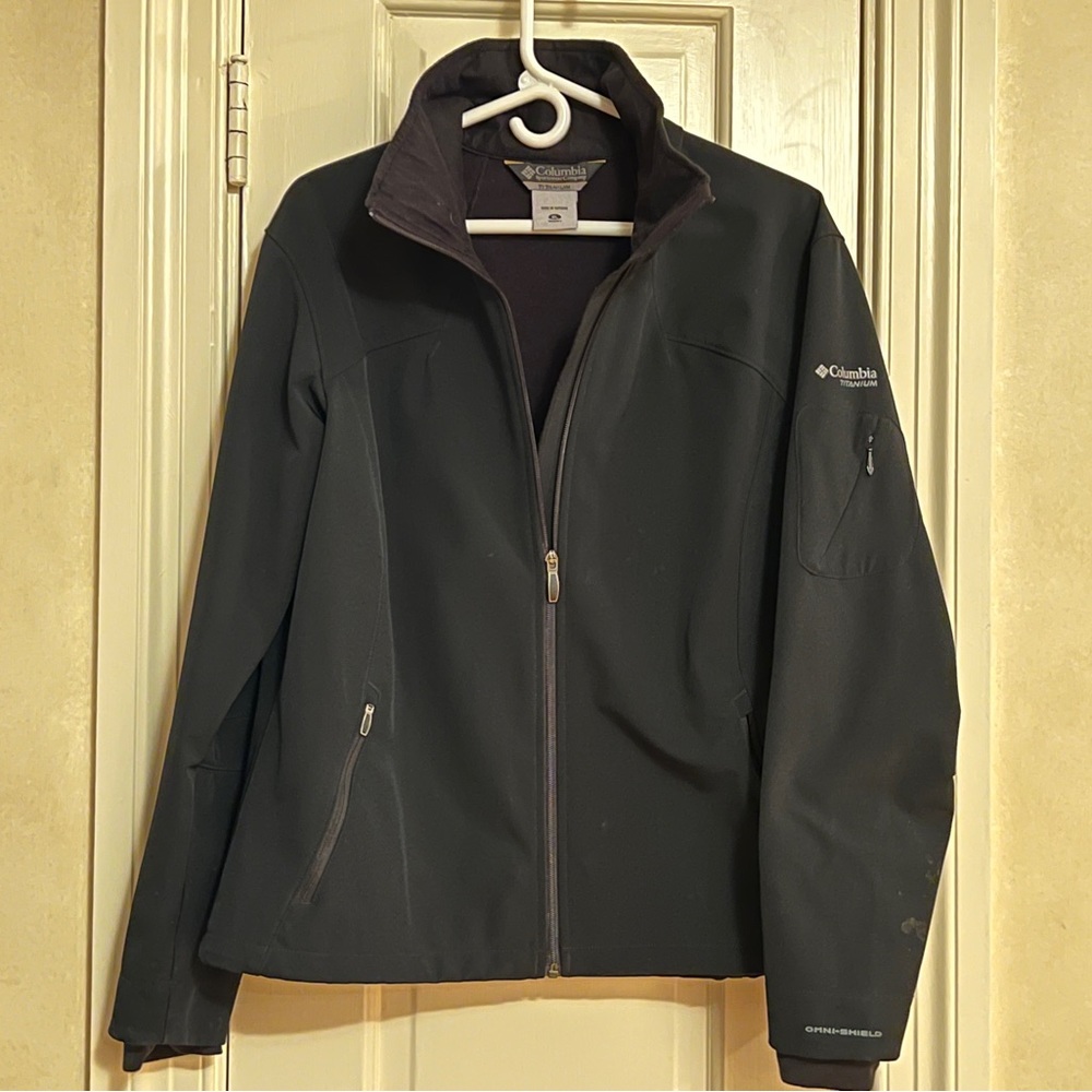 Columbia Omni Shield Trail/Rain Jacket Black - XL